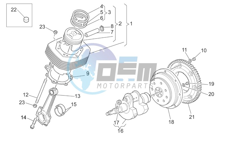 Crankshaft cpl.