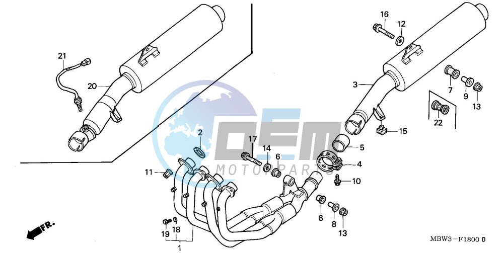 EXHAUST MUFFLER