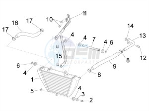 RSV4 1000 RR E4 ABS (EMEA) drawing Oil radiator