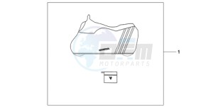 CB600F39 Europe Direct - (ED / ST) drawing BODY COVER L