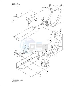 VZ800K9 drawing MUFFLER (MODEL K9)