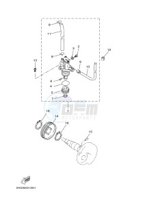 CW50LN BOOSTER (1WP3 1WP4) drawing OIL PUMP