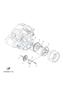 TT-R125 TT-R125LWE (19CW 19CX) drawing STARTER CLUTCH