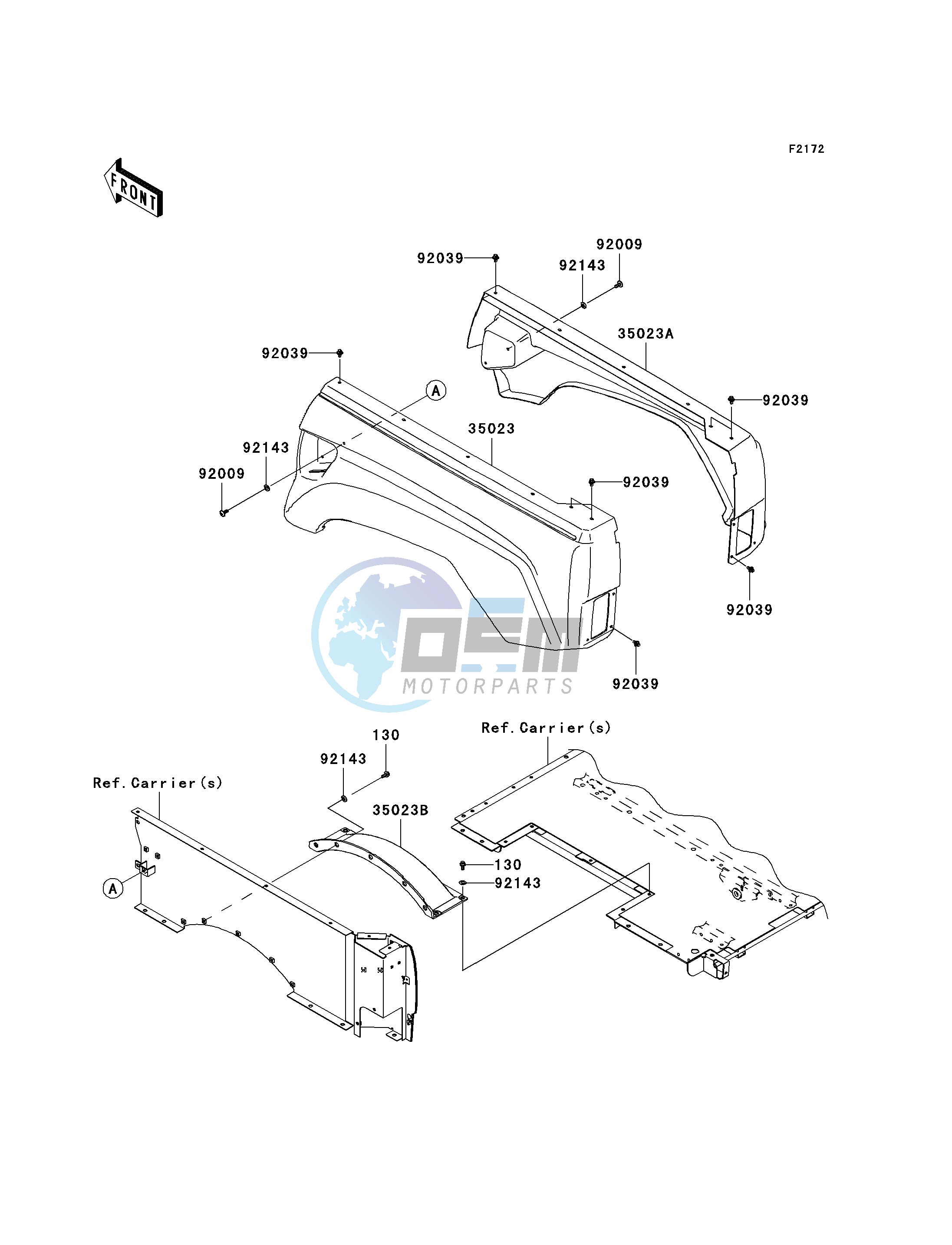 REAR FENDER-- S- -