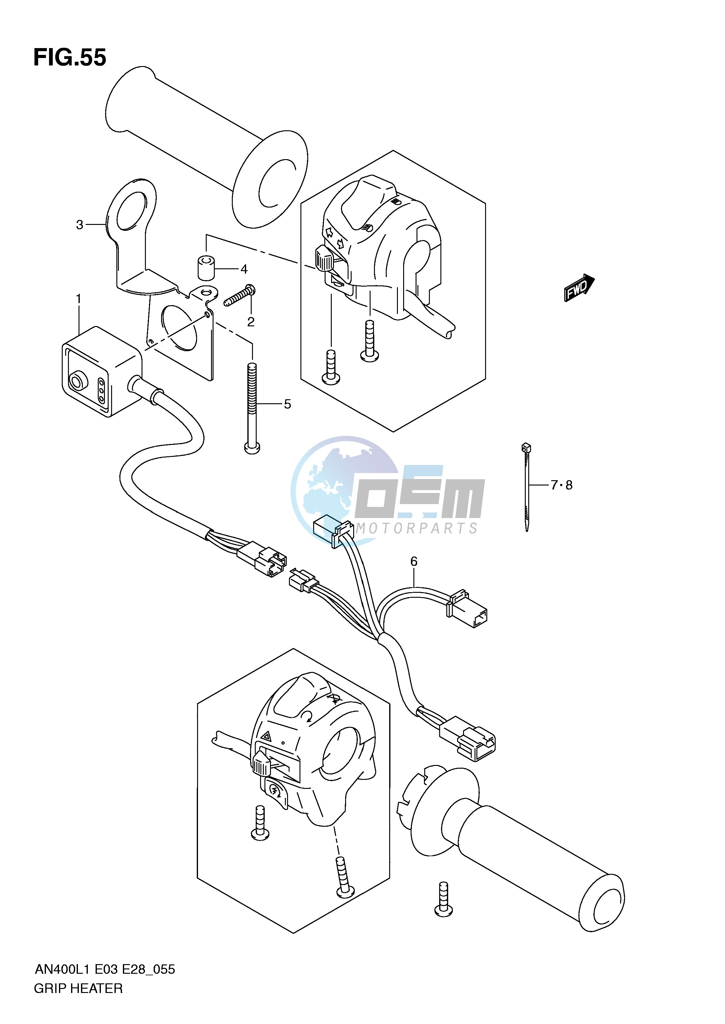 GRIP HEATER (AN400ZAL1 E28)