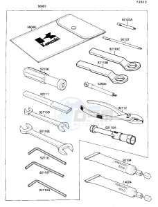 ZX 750 F [NINJA 750R] (F4) [NINJA 750R] drawing OWNERS TOOLS