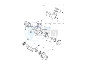 TZR 50 drawing CRANKSHAFT - PISTON