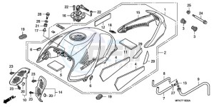 CB1000R9 Europe Direct - (ED) drawing FUEL TANK