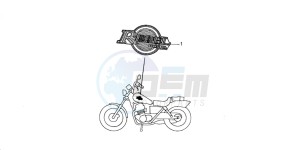 CMX250C REBEL drawing MARK(CMX250C1/2/3)