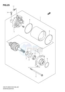 GSX-R1000 (E3-E28) drawing STARTING MOTOR