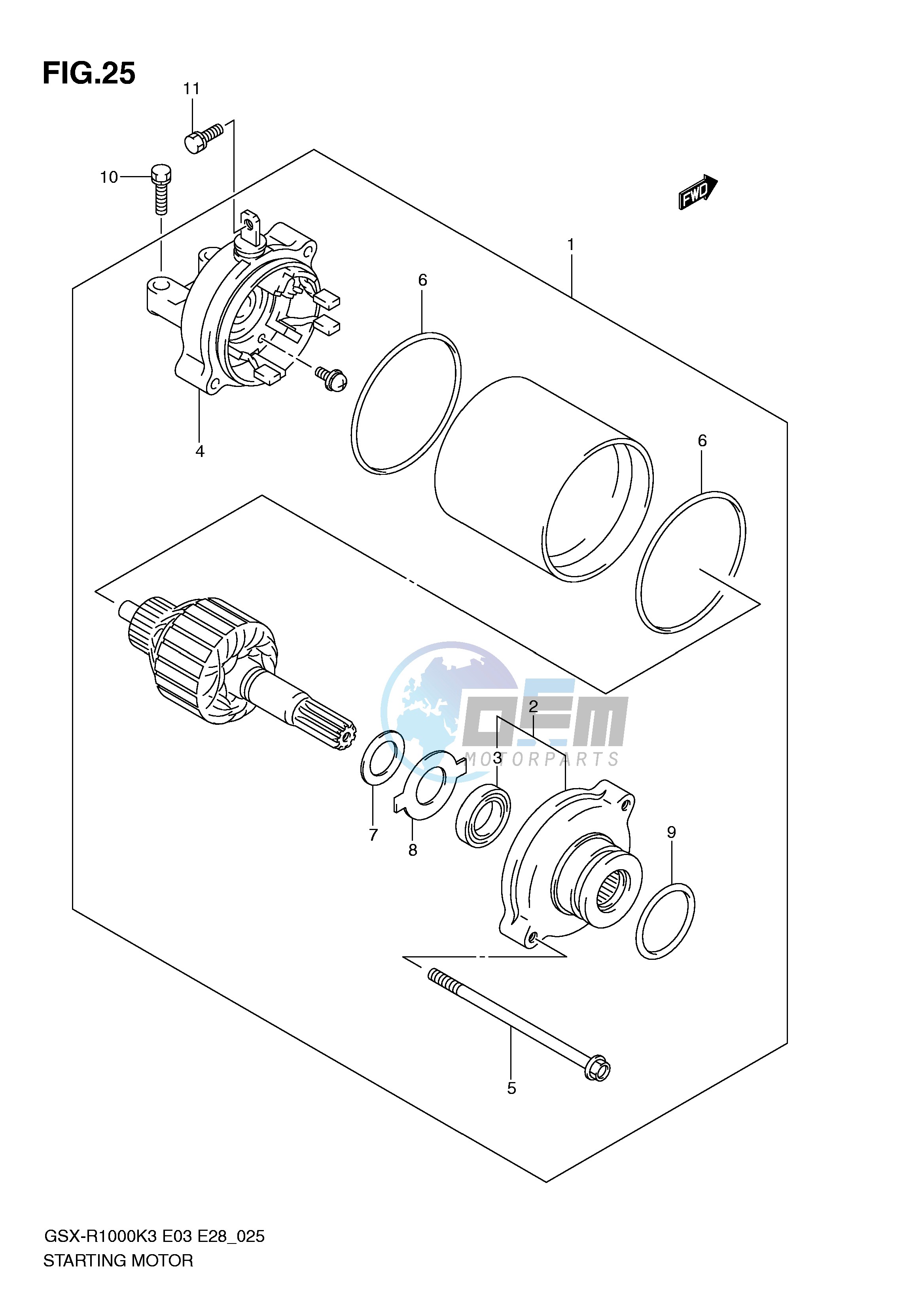 STARTING MOTOR