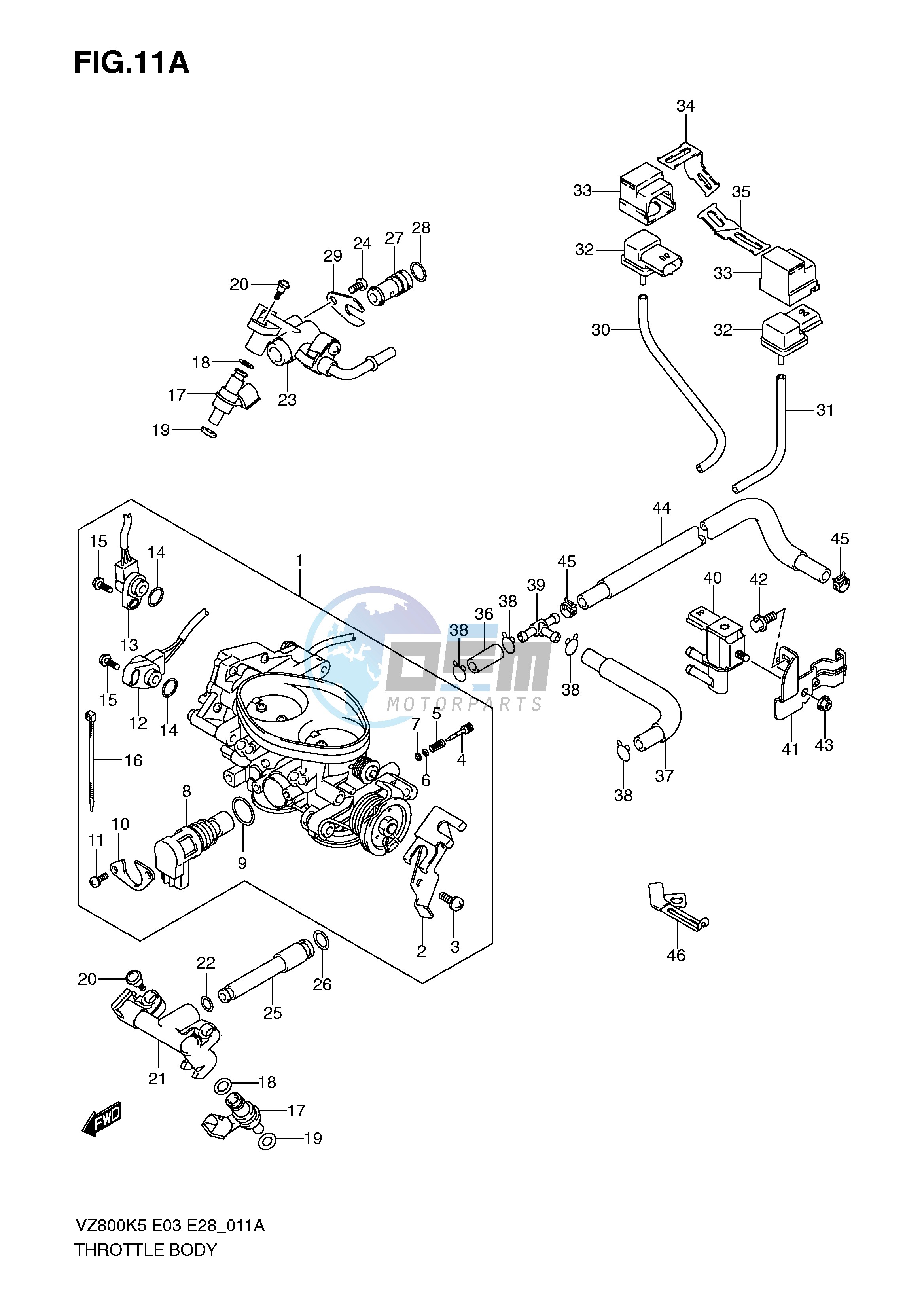 THROTTLE BODY (MODEL K9)