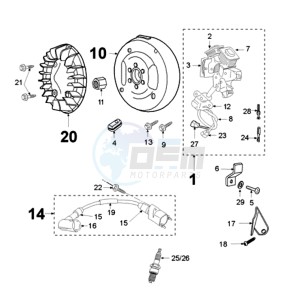 FOX M A2 BE drawing IGNITION PART