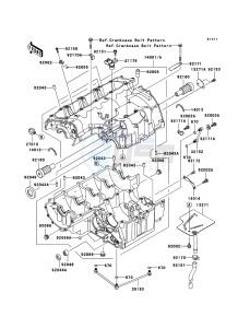 Z750_ABS ZR750M8F GB XX (EU ME A(FRICA) drawing Crankcase