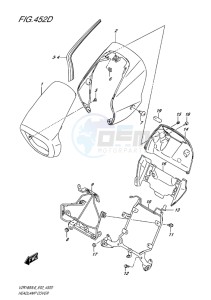 VZR1800BZ BOULEVARD EU drawing HEADLAMP COVER (FOR BBD)