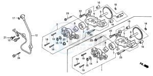 TRX350 FOURTRAX drawing OIL PUMP