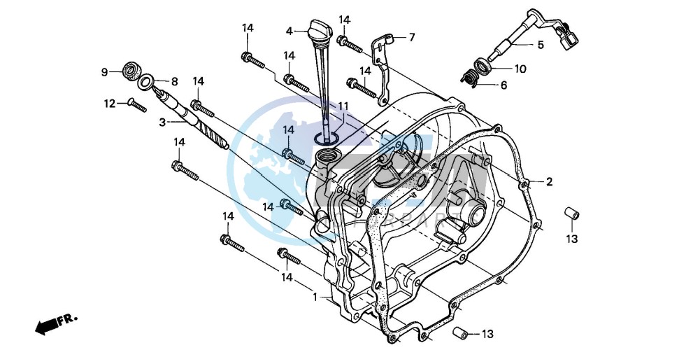 RIGHT CRANKCASE COVER (SI)