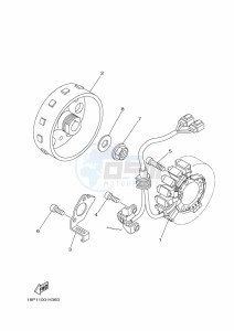 YFZ450R (BW2P) drawing GENERATOR