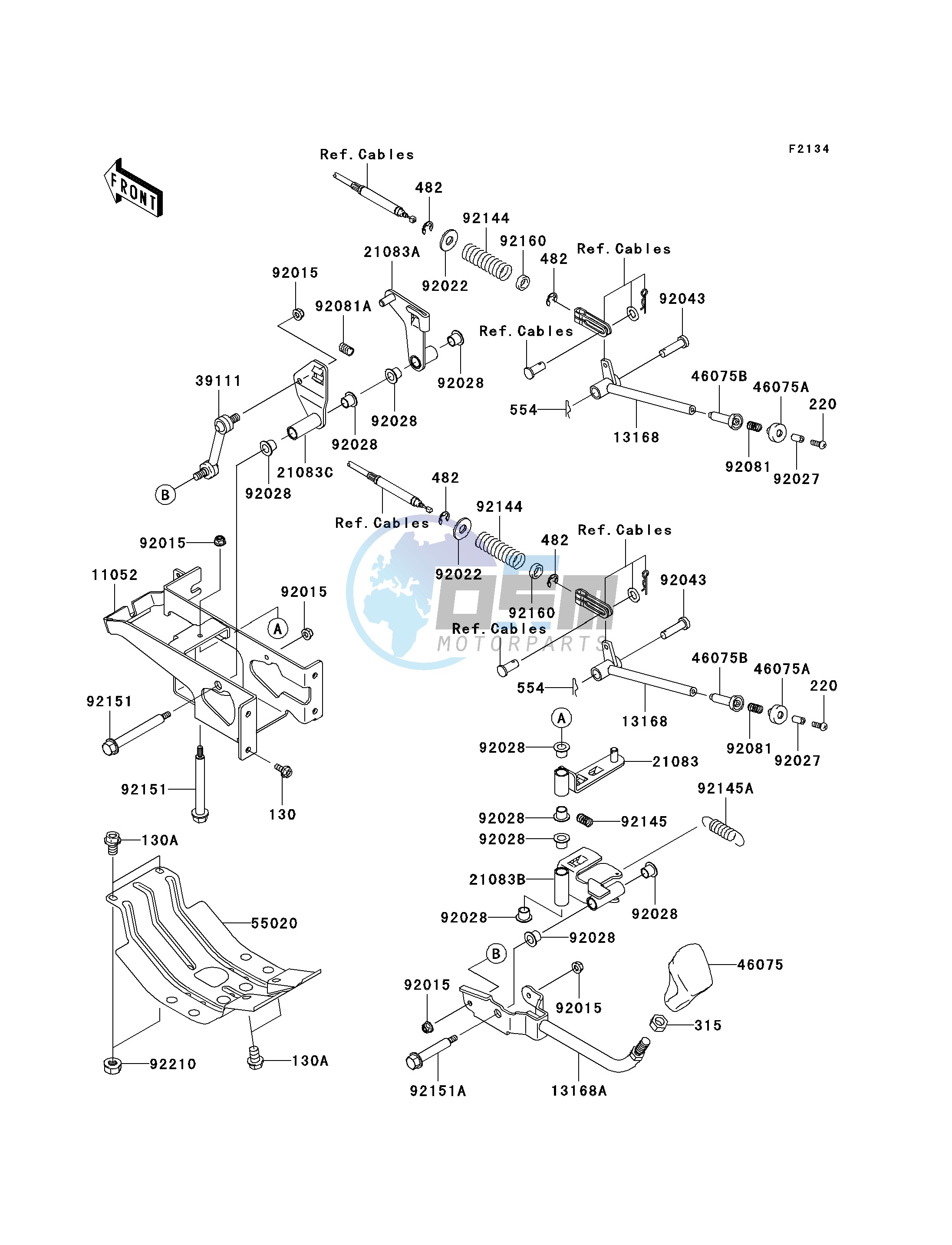 SHIFT LEVER-- S- -