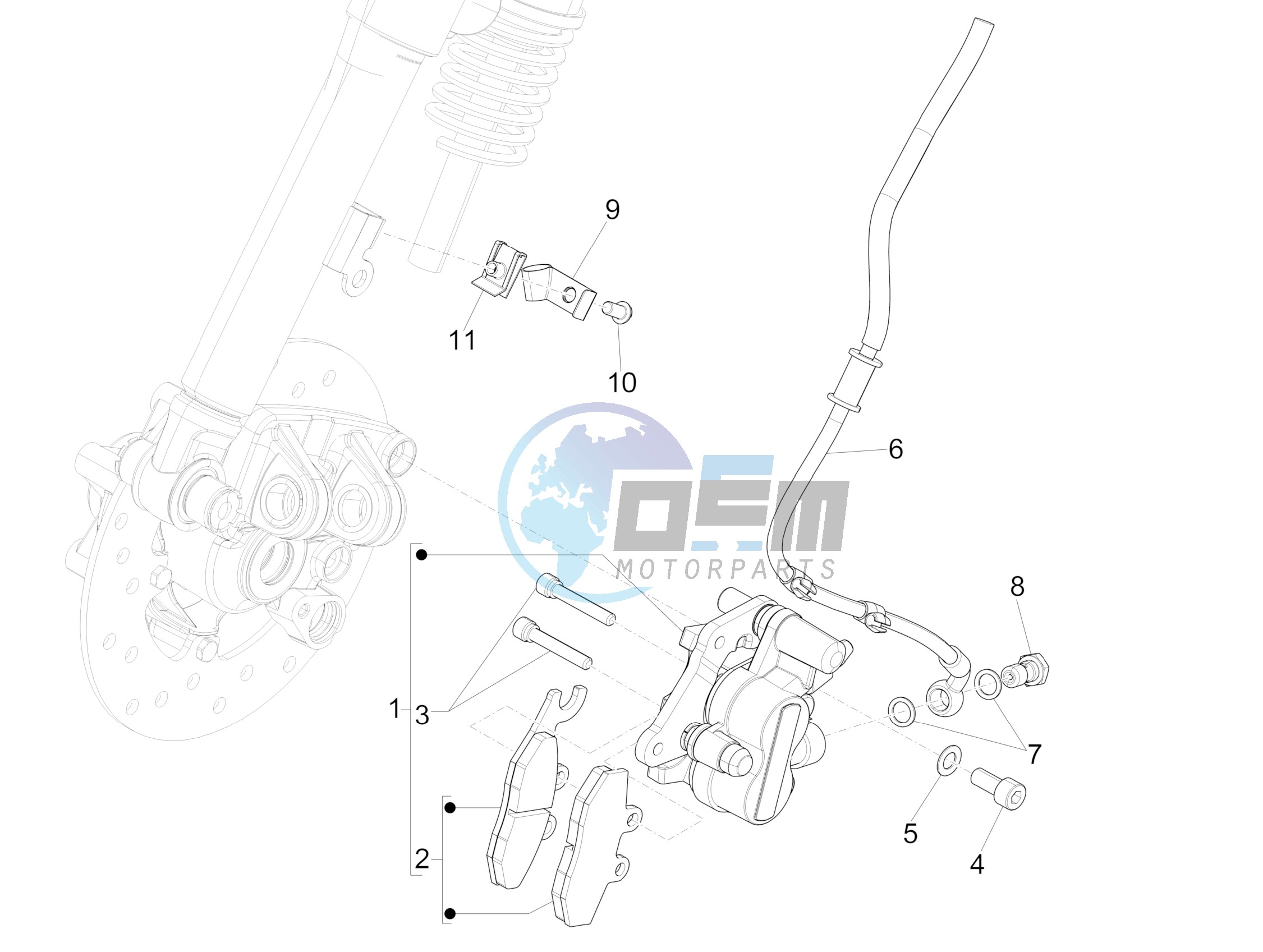 Brakes pipes - Calipers