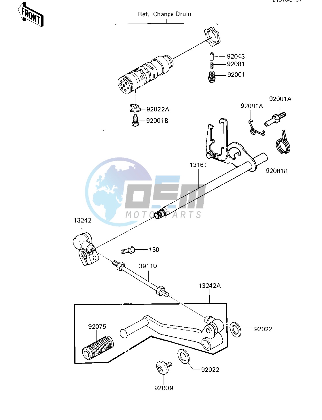 GEAR CHANGE MECHANISM