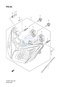 DL650 ABS V-STROM EU-UK drawing HEADLAMP