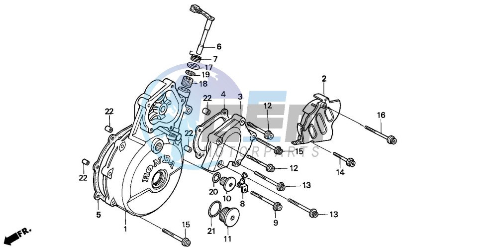 LEFT CRANKCASE COVER