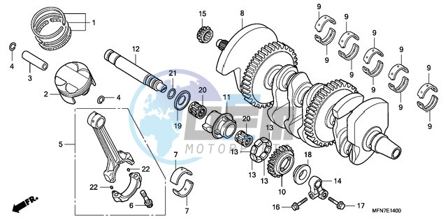 CRANKSHAFT/PISTON