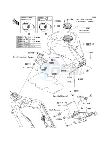 ZX 1000 E [NINJA ZX-10R] (E8F-E9FA) 0E8F drawing FUEL TANK