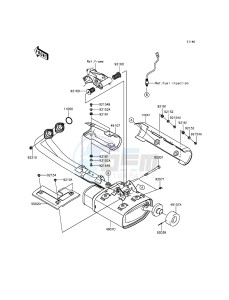 VULCAN_S_ABS EN650BFF XX (EU ME A(FRICA) drawing Muffler(s)