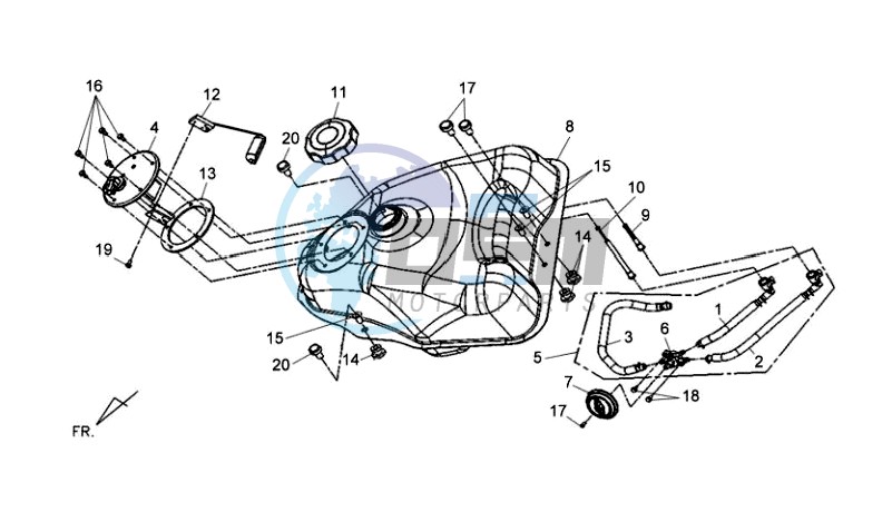 FUEL TANK - FUEL CUT