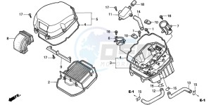 VTR1000F FIRE STORM drawing AIR CLEANER