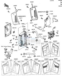 KL 650 A [KLR650] (A1-A5) [KLR650] drawing RADIATOR