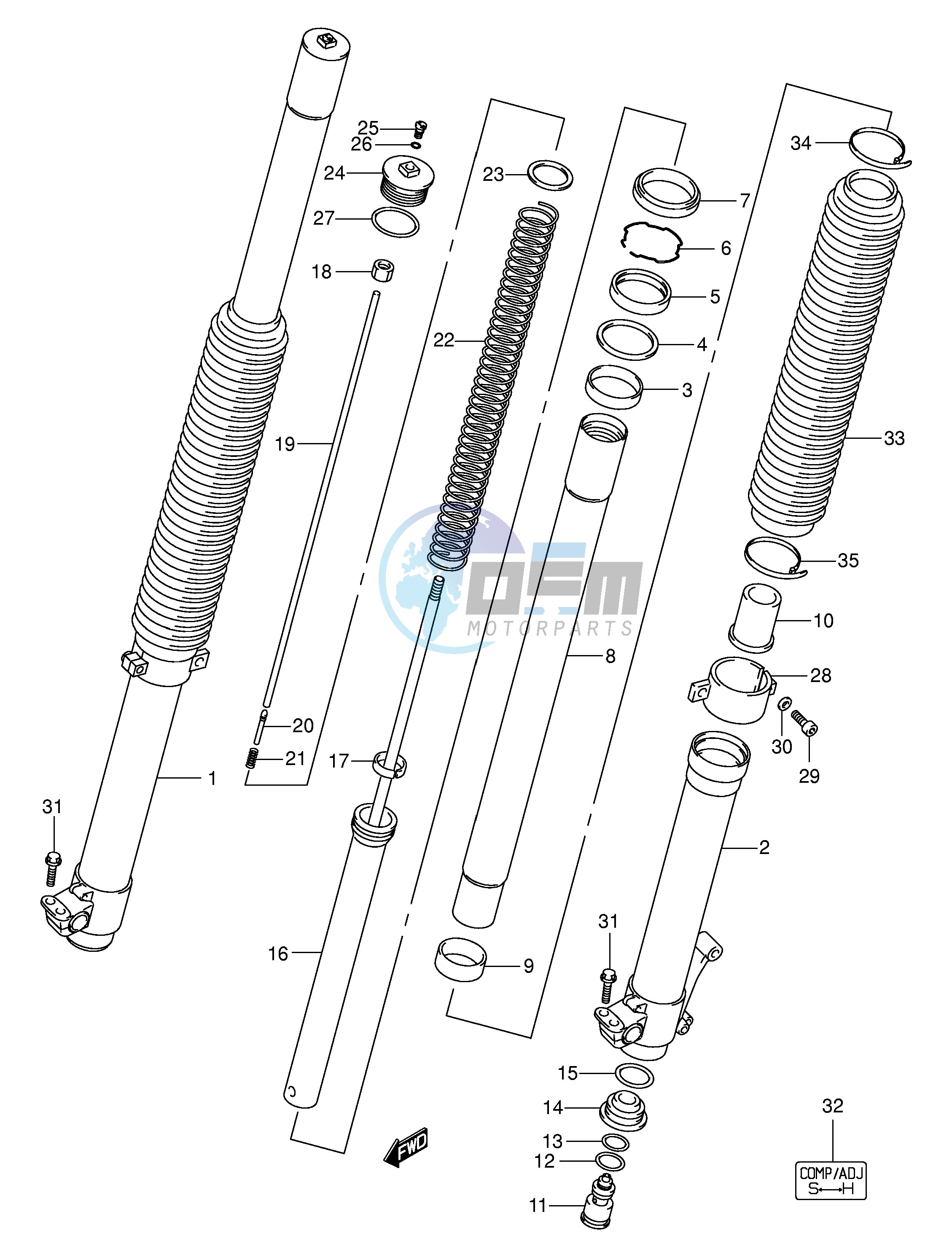 FRONT FORK DAMPER