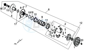 ORBIT II 50 drawing CLUTCH