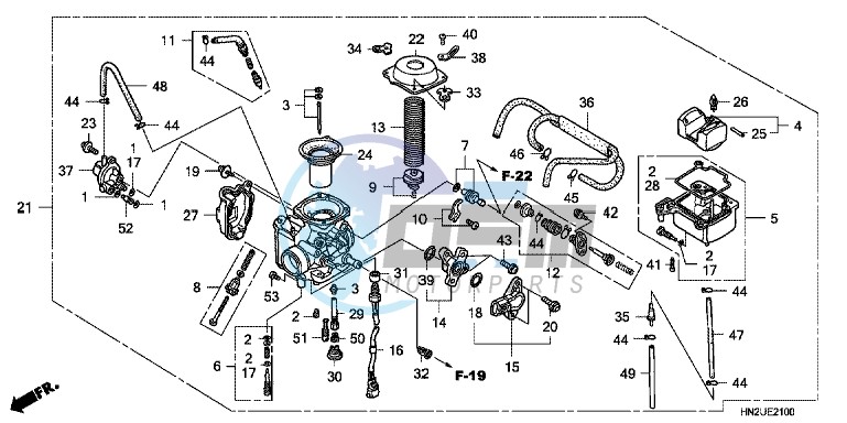 THROTTLE BODY (COMPONENT PARTS)