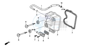 SH125 drawing CYLINDER HEAD COVER