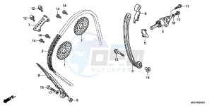 CBR1000RRE Fireblade 2ED drawing CAM CHAIN/ TENSIONER