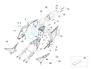 TUONO 1100 V4 FACTORY E4 ABS (APAC) drawing Rear body I