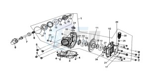 QUAD LANDER 300S drawing REAR AXLE