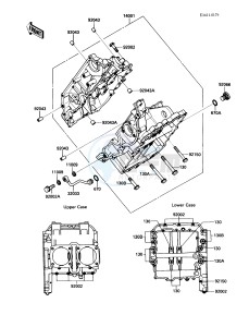 KAF 450 B [MULE 1000] (B1) [MULE 1000] drawing CRANKCASE