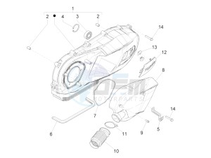 PRIMAVERA 150 4T 3V IGET ABS-NOABS E2-E3-E4 (APAC) drawing Crankcase cover - Crankcase cooling