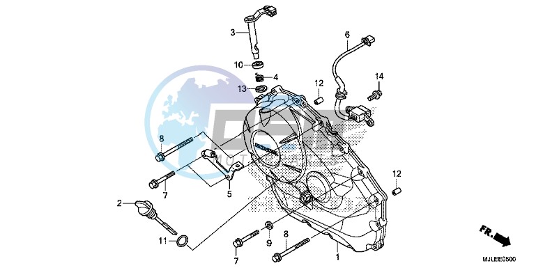 RIGHT CRANKCASE COVER (NC750S/ SA)