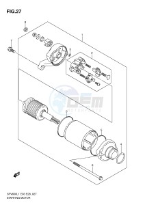 SFV650 (E3-E28) Gladius drawing STARTING MOTOR