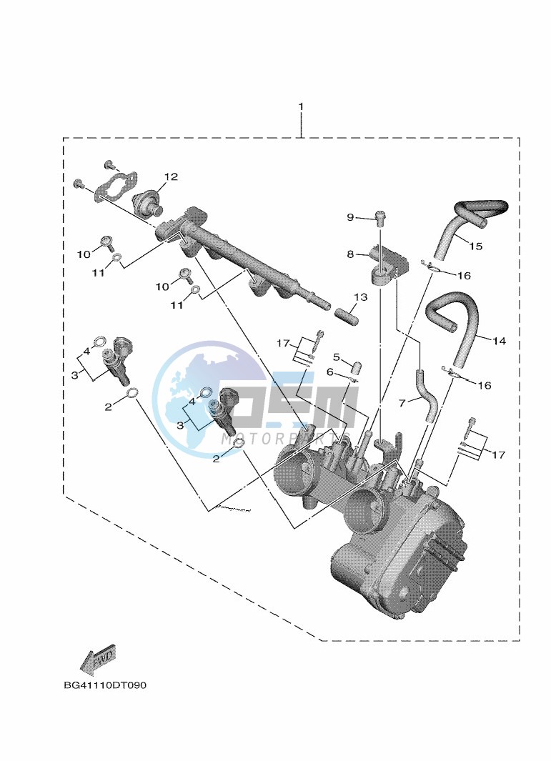 THROTTLE BODY ASSY 1