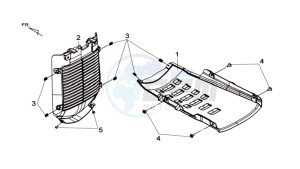 MAXSYM 600I ABS drawing UNDERTAIL / COOLER COWLING