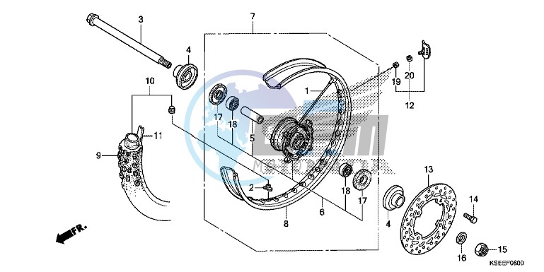 FRONT WHEEL