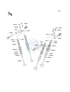 EX 500 D [NINJA 500R] (D10-D12) [NINJA 500R] drawing VALVE-- S- -