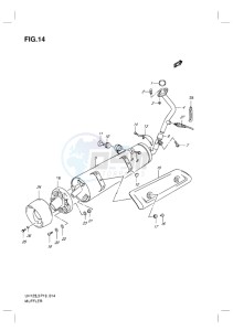 UH125G BURGMAN EU drawing MUFFLER