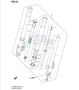 VZ1500L0 drawing FRONT DAMPER